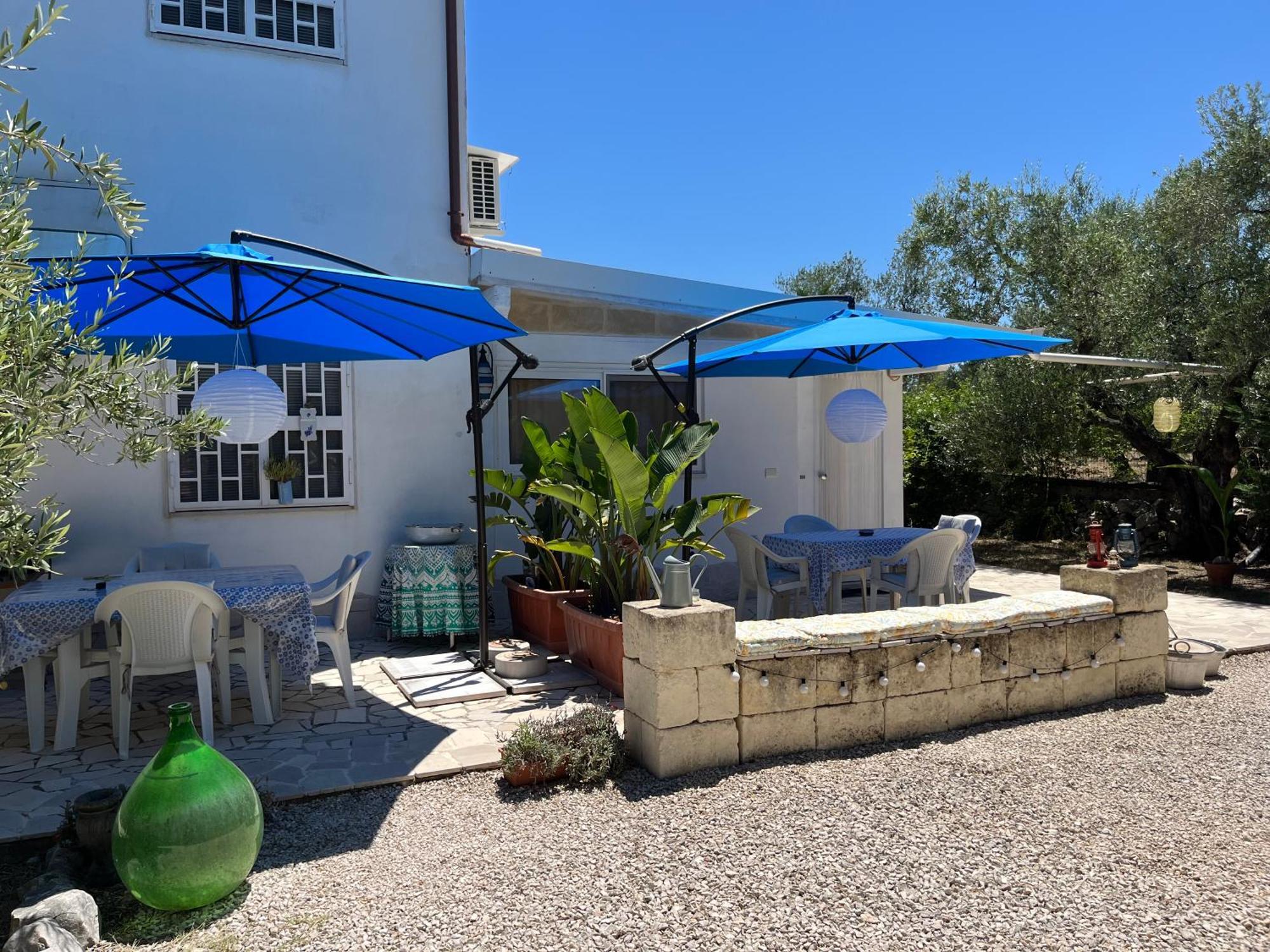 B&B Villa Mediterranee Con Parking Space トラーニ エクステリア 写真